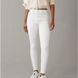 American Eagle Outfitters White Women's Skinny Jeans, Sz 2